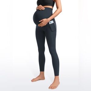 Butterluxe Maternity Leggings with Pockets 25" * NEVER WORN*
